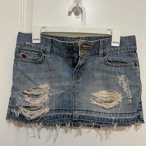 Abercrombie & Fitch Blue Mini Skirt for Casual Wear